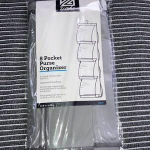 Brand New 8 Pocket Purse Organizer